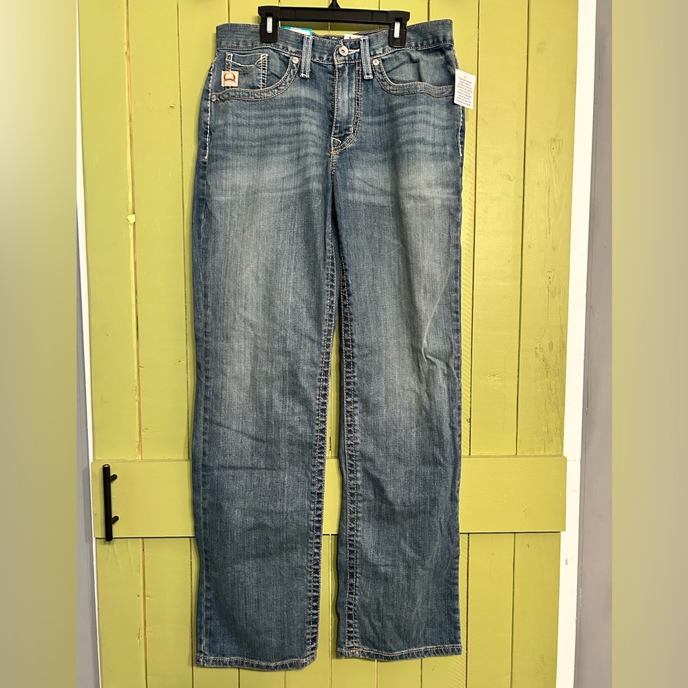 Cinch Grant Men’s Mid-rise, relaxed, boot cut jeans
